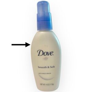 80% full Dove Smooth & Soft Anti Frizz Cream Hair Styling 4 oz Discontinued rare
